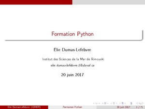 Présentation Python